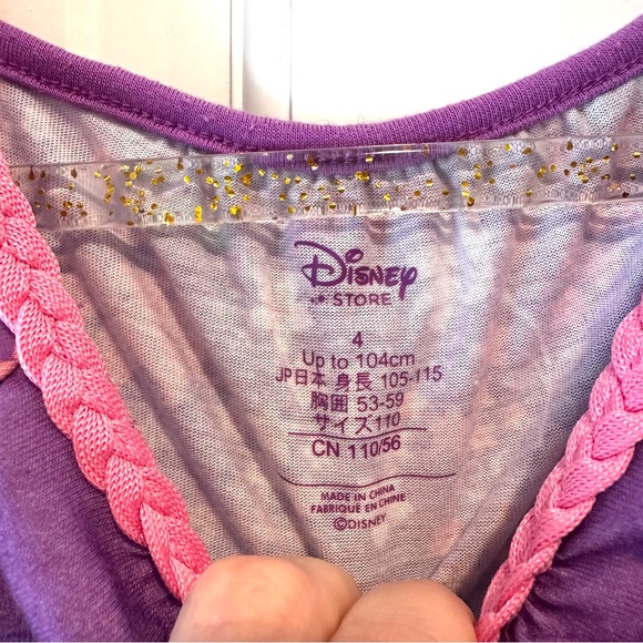 Disney Store Purple Rapunzel Nightgown with Floral Accents - Picture 5 of 9